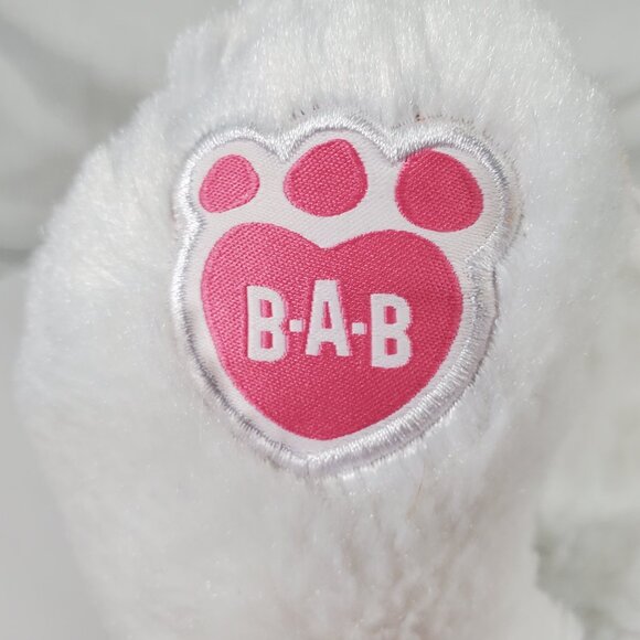 Build A Bear Workshop 16" Sweet Stripes Bunny Rabbit White Rainbow ears Plush - Picture 4 of 5